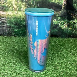 Starbucks 2021 Holiday Siren Color changing Tumbler As Is